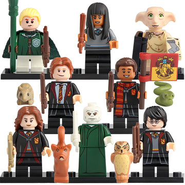 Hermione Granger Ron Weasley Dean Thomas Cho Chang Lord Voldemort Draco Malfoy Dobby Harry Potter Custom Brick Compatible Minifigure Toy