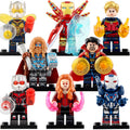 Thor Tony Stark Wasp Ant-Man Dr. Stephen Strange Iron Patriot Minifigure MCU Avengers Endgame (2019) Custom Brick Based Minifigure Toy