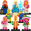 Giraffe Guy Watermelon Dude Hula Lula Flashback Lucy Candy Rapper Kitty Pop Animated Block Movie 2 Custom Brick Compatible Minifigure Toy
