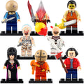 Jack Torrance Chainsaw Killer Jason Voorhees Sam Elvira Twisty the Clown Pyramid Head Nurse Horror Movie Custom Brick Based Minifigure Toy