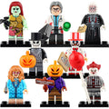 Horror Movie Jack Skellington Pumpkin King Sally Shock Captain Spaulding Herbert West Regan MacNeil Pinhead Pennywise Custom Brick Compatible Minifigure Toy