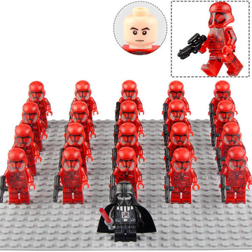 Star Wars The Rise of Skywalker Sith Trooper Soldiers Custom Brick Compatible Minifigure Set 21Pcs