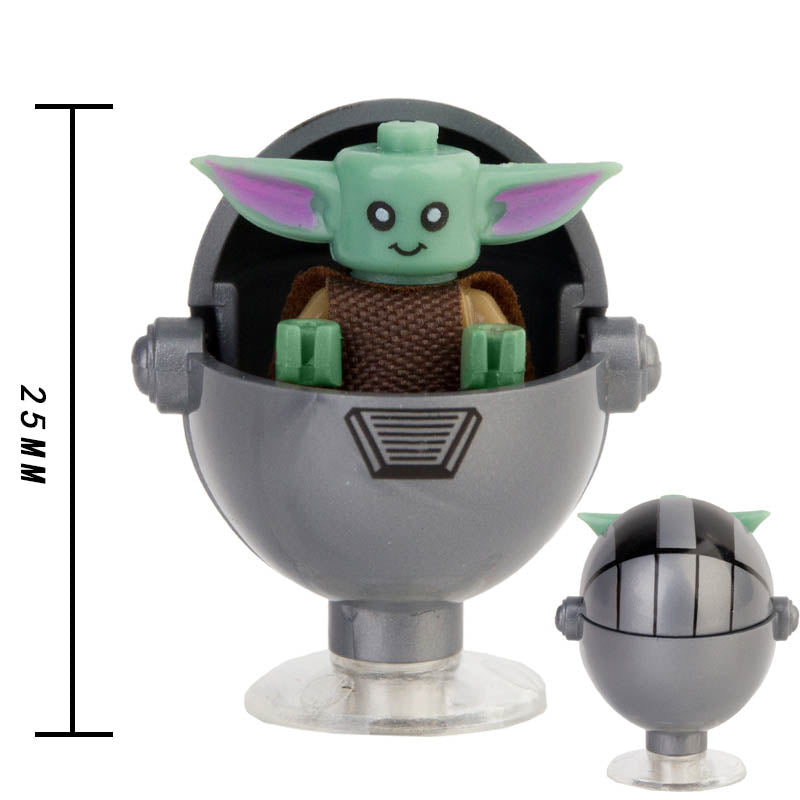 Baby Yoda in Pram Pod
