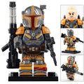 Heavy Infantry Mandalorian Gold Red Armor