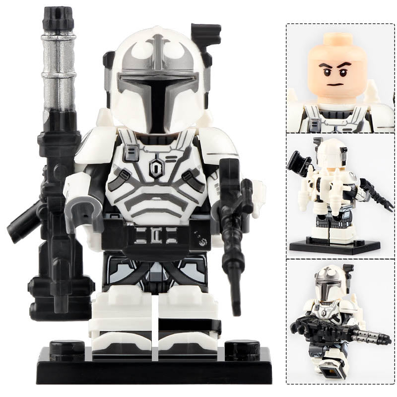 Heavy Infantry Mandalorian White Armor