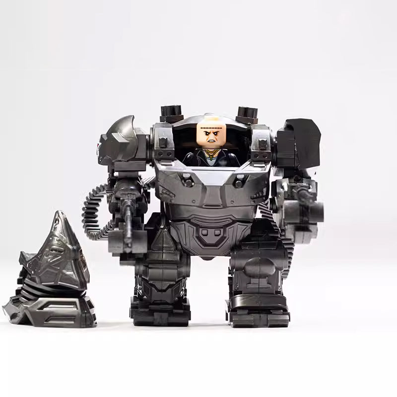 Rhino Mech Suit (BigFig) SMU TASM 2 Custom Brick Compatible Minifigure Toy