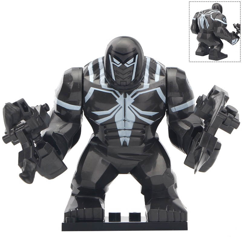 Space Knight Venom (BigFig) Marvel Super Heroes Custom Brick Based Minifigure Toy