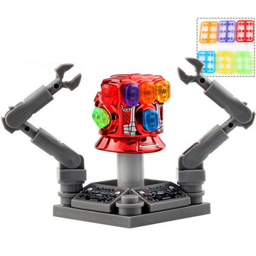 Stark Nano Gauntlet with Infinity Stones MCU Avengers Endgame 2019  Custom Brick Compatible Minifigure Toy