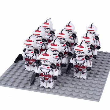 Star Wars 13th Clone Trooper CT-9998 Soldier Custom Brick Compatible Minifigure Toy Set 10Pcs