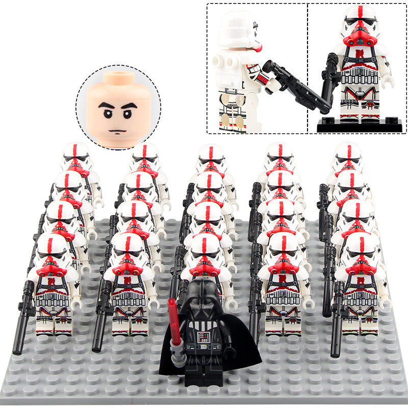 Star Wars Mandalorian Incinerator Stormtrooper Soldier Custom Brick Compatible Minifigure Set 21Pcs