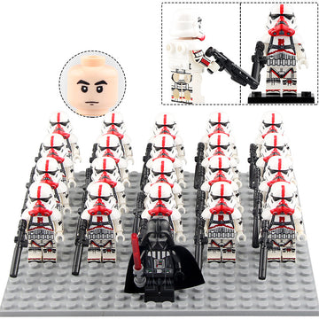 Star Wars Mandalorian Incinerator Stormtrooper Soldier Custom Brick Compatible Minifigure Set 21Pcs