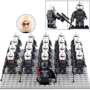 Star Wars The Bad Batch Crosshair Clone Force 99 Sniper Custom Brick Compatible Minifigure Set 21Pcs