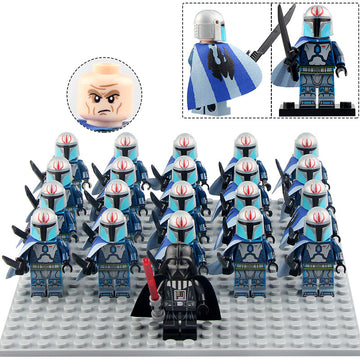 Star Wars The Clone Wars Pre Vizsla Mandalorian Death Watch Leader Custom Brick Compatible Minifigure Set 21Pcs
