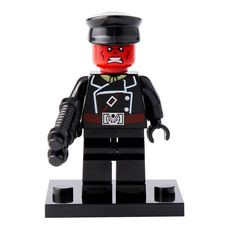 Red Skull Marvel Comic Captain America #7 Custom Brick Based Minifigure Toy