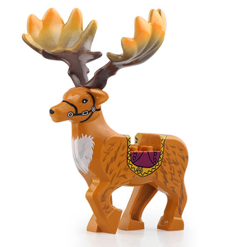 LOTR The Hobbit Thranduil's Elk Mount Megaloceros Deer Custom Brick Compatible Minifigure Toy