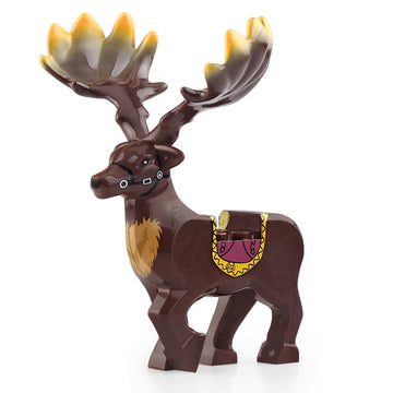 LOTR The Hobbit Elk Mount of Thranduil Megaloceros Deer Custom Brick Compatible Minifigure Toy