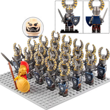 Medieval Castle Lionheart Knights Commander Custom Brick Compatible Minifigure Set 21Pcs