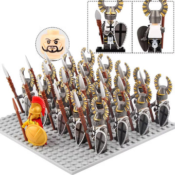Medieval Castle Teutonic Knights Crusader Custom Brick Compatible Minifigure Set 21Pcs