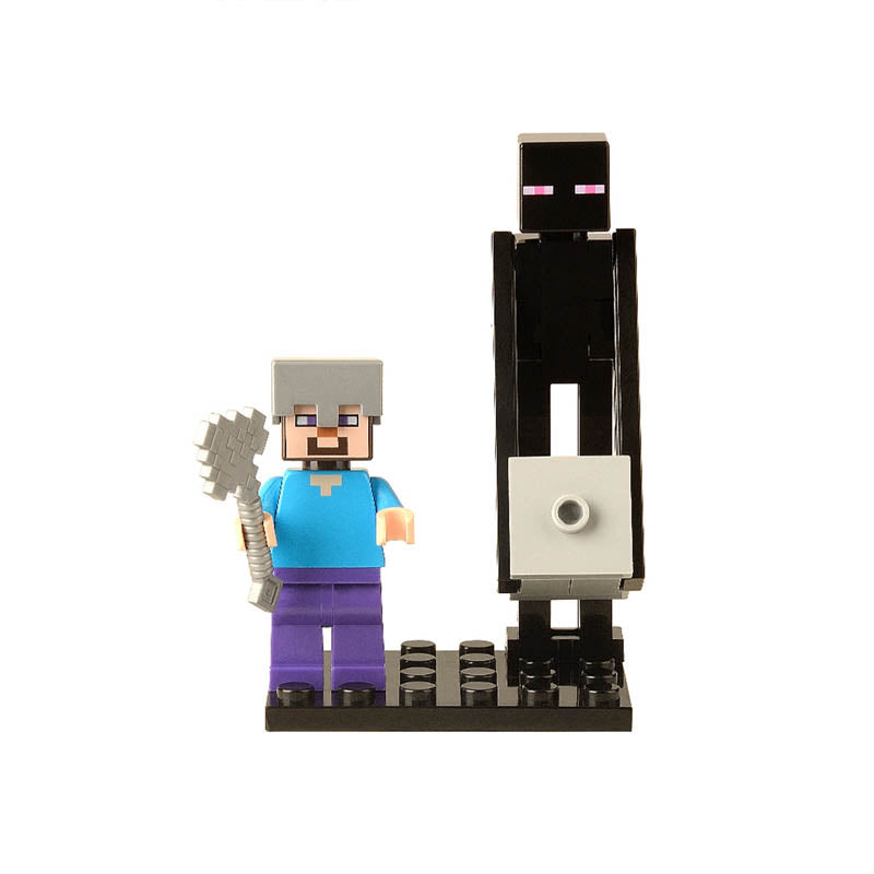 Steve with Enderman