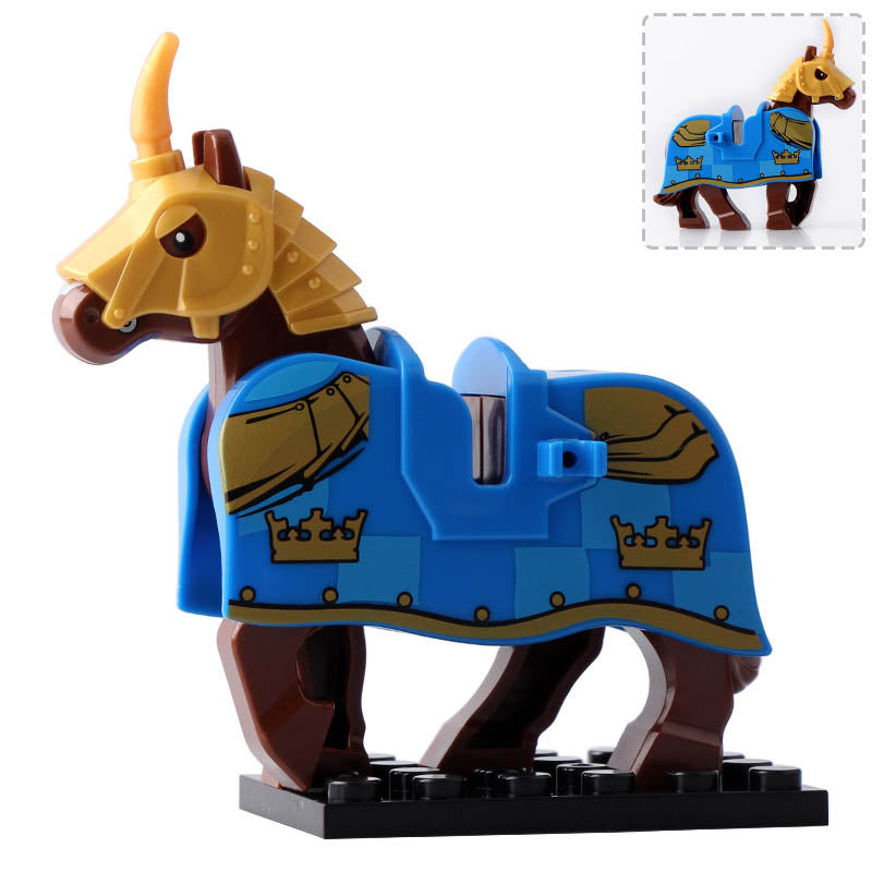 Blue Royal Knight Warhorse