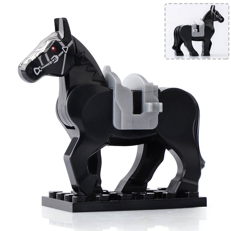 Black Armored Warhorse