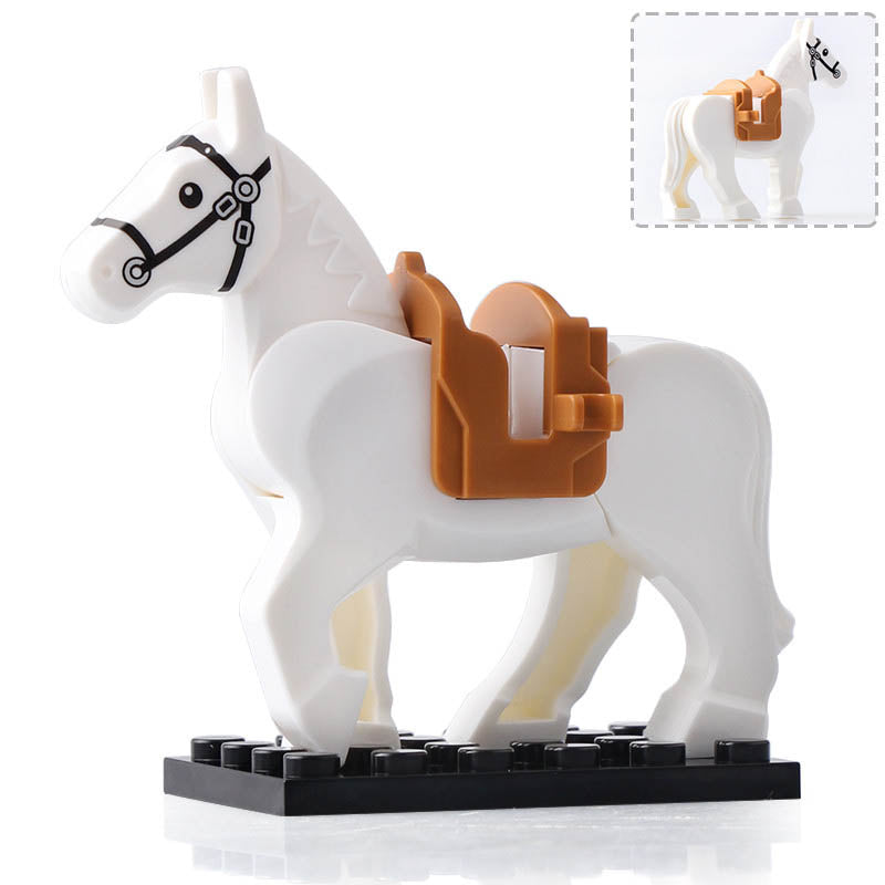 White Riding Horse
