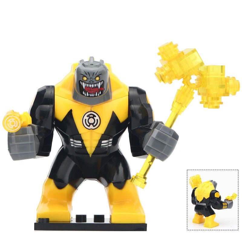 Arkillo (BigFig) DC Yellow Lantern Corps Custom Brick Compatible Mini Figure Toy
