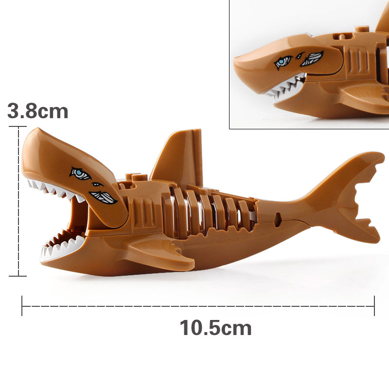 Light Coffee Zombie Shark