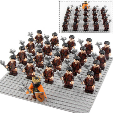 Game of Thrones Gendry Baratheon Blacksmith Warrior Custom Brick Compatible Minifigure Set 21Pcs