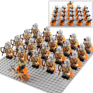 Game of Thrones House Baratheon Archer Stormlands Army Custom Brick Compatible Minifigure Set 21Pcs