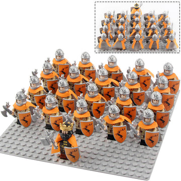 Game of Thrones House Baratheon Heavy Infantry Stormlands Army Custom Brick Compatible Minifigure Set 21Pcs