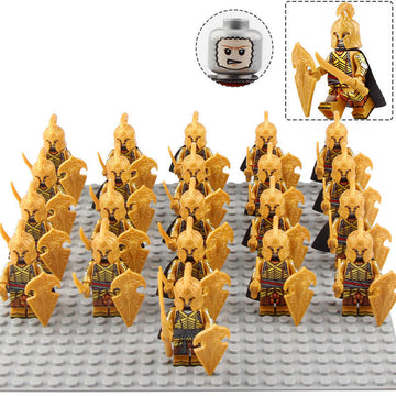 LOTR Middle Earth Elf Warriors Elven Army Custom Brick Compatible Minifigure Set 21Pcs