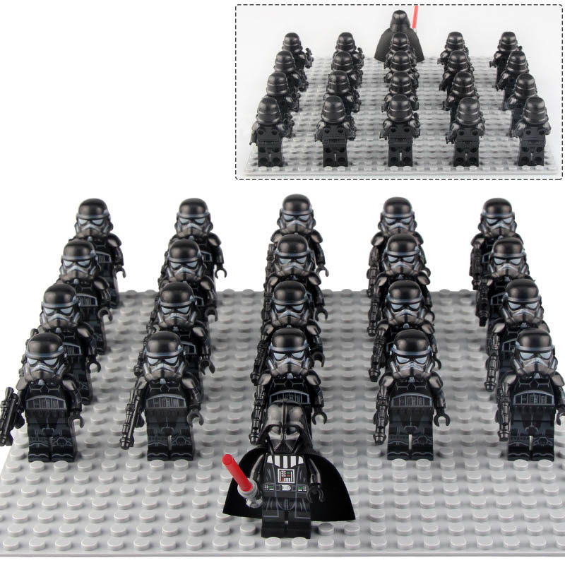 Shadow Trooper Star Wars Universe Custom Brick Compatible Minifigure Set 21Pcs