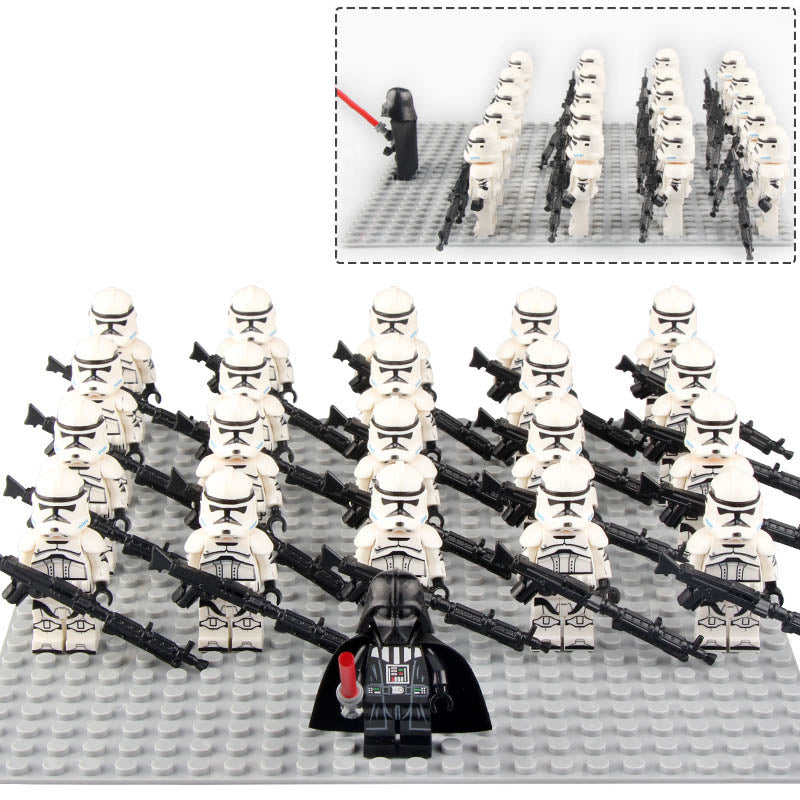 Phase 2 Clone Trooper Star Wars Revenge of the Sith 21Pcs Custom Brick Compatible Minifigure Set