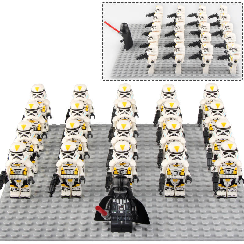 212th Attack Battalion Clone Trooper Star Wars 21Pcs Custom Brick Compatible Minifigure Set