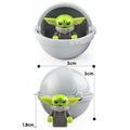 Baby Yoda with Capsule Bed