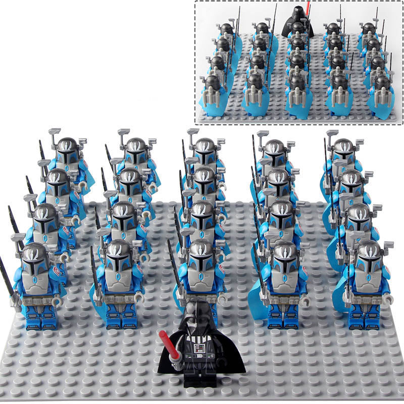 Pre Vizsla Mandalorian Star Wars The Clone Wars 21Pcs Custom Brick Compatible Minifigure Set