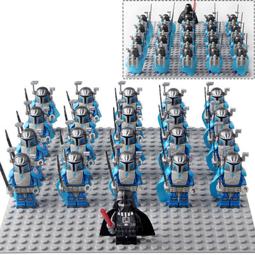 Pre Vizsla Mandalorian Star Wars The Clone Wars 21Pcs Custom Brick Compatible Minifigure Set