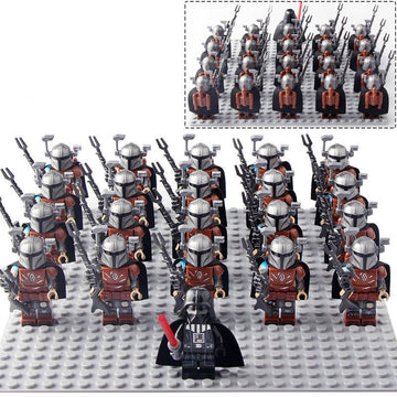 Din Djarin The Mandalorian Star Wars 21Pcs Custom Brick Compatible Minifigure Set