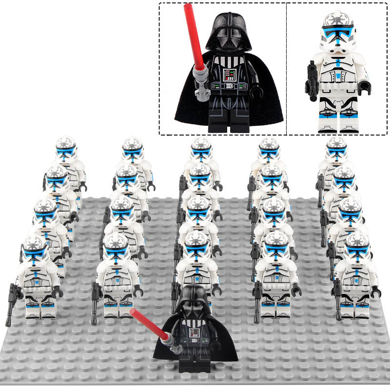 ARC Trooper Jesse CT-5597 of the 501st Legion Star Wars The Clone Wars 21Pcs Custom Brick Compatible Minifigure Set
