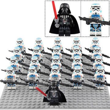 Imperial Stormtrooper Porcelain Pattern Variant Star Wars 21Pcs Custom Brick Compatible Minifigure Set