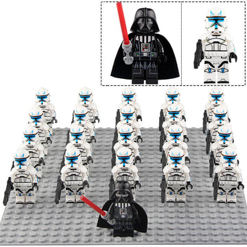 Captain Rex CT-7567 Phase 2 501st Legion Star Wars The Clone Wars 21Pcs Custom Brick Compatible Minifigure Set