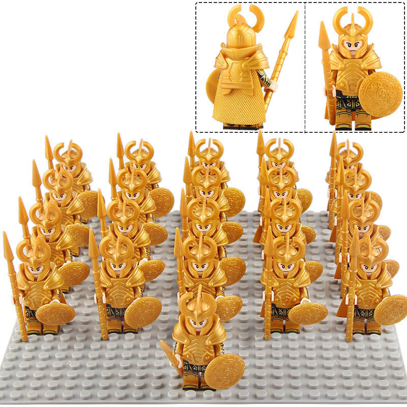 Asgardian Warrior MCU Thor: Ragnarok Custom Brick Compatible Minifigure Toy Set 21Pcs