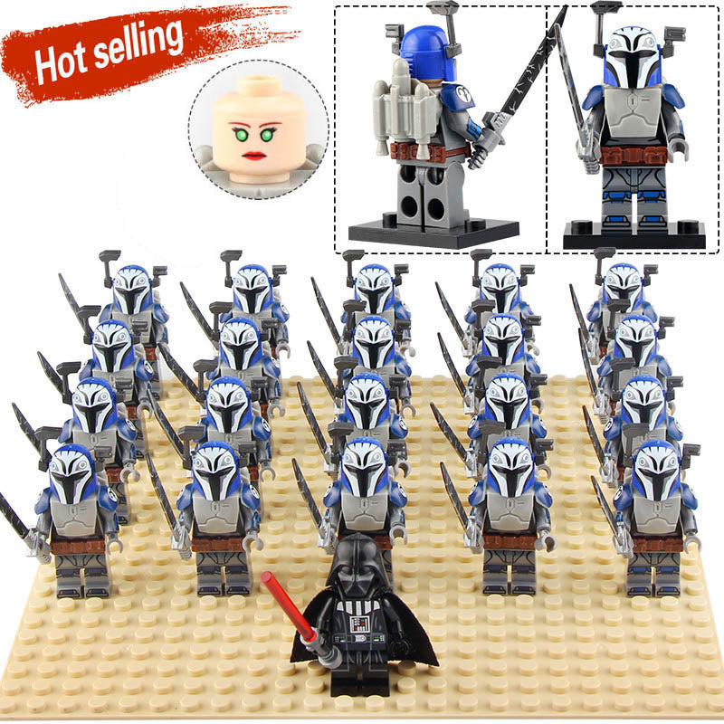 Star Wars The Clone Wars Bo-Katan Kryze Mandalorian Warrior Custom Brick Compatible Minifigure Set 21Pcs