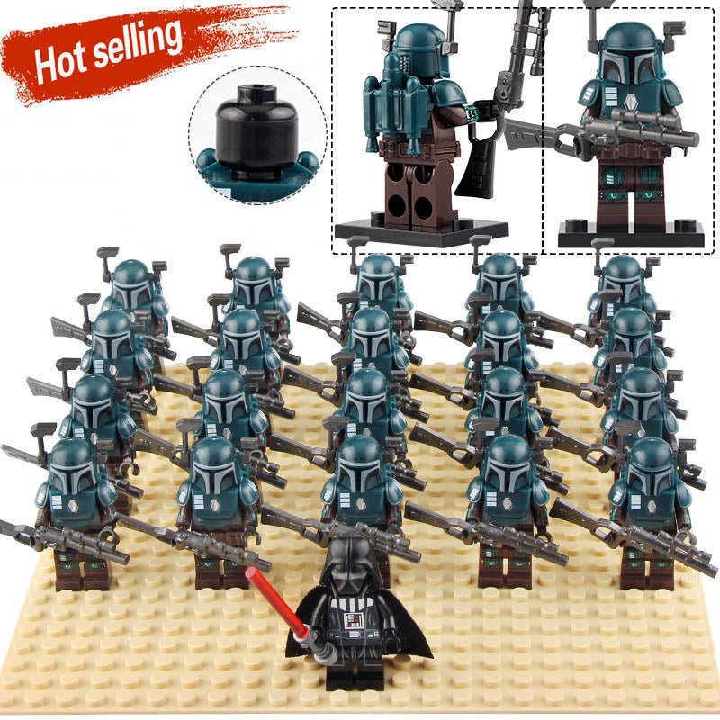 Star Wars Death Watch Mandalorian Warrior Custom Brick Compatible Minifigure Set 21Pcs