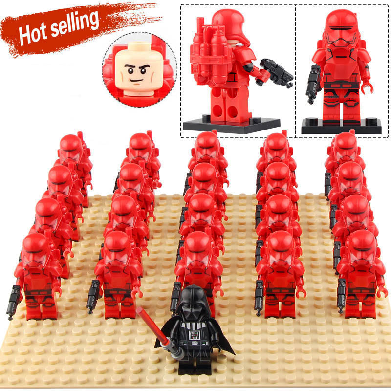 Star Wars Sith Flame Trooper First Order Soldier Custom Brick Compatible Minifigure Set 21Pcs