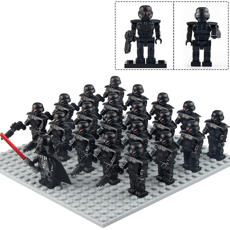 Star Wars The Mandalorian Dark Trooper Soldier Custom Brick Compatible Minifigure Set 21Pcs