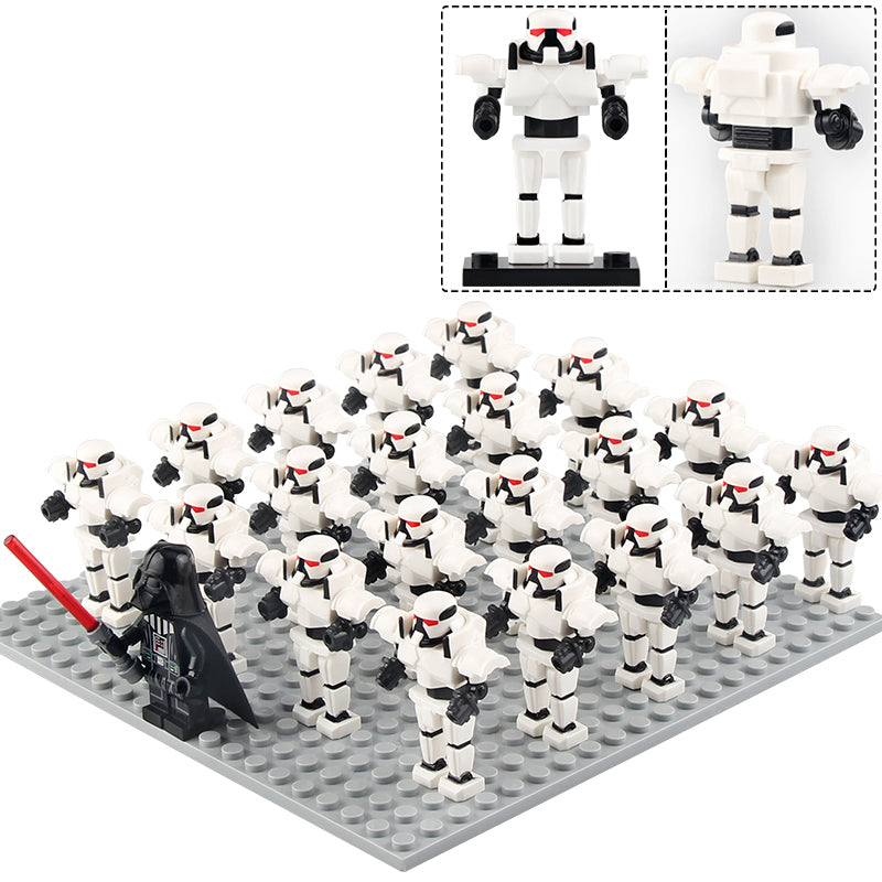 Star Wars The Bad Batch Training Droid Custom Brick Compatible Minifigure Set 21Pcs