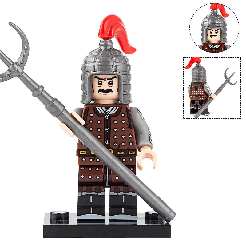 Brown Lamellar Infantry Spearman