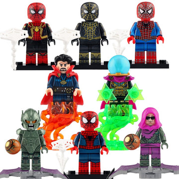 Mysterio Green Goblin Doctor Strange MCU Spider-man: No Way Home (2021) Custom Brick Compatible Minifigure Toy